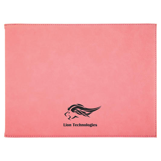 Pink Leatherette Certificate Holders