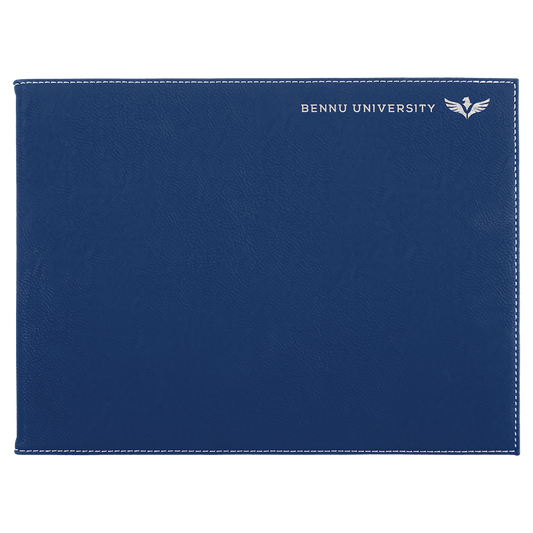 Blue/Silver Leatherette Certificate Holders