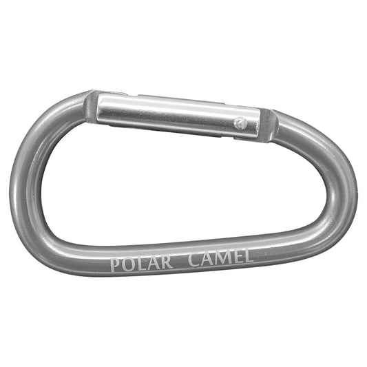 Gray Polar Camel Water Bottle Carabiner