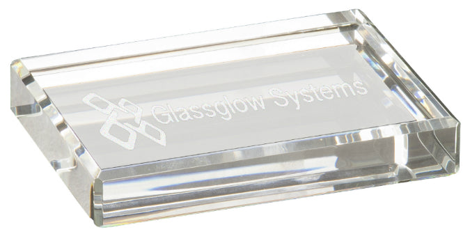 Crystal Rectangle Paperweight