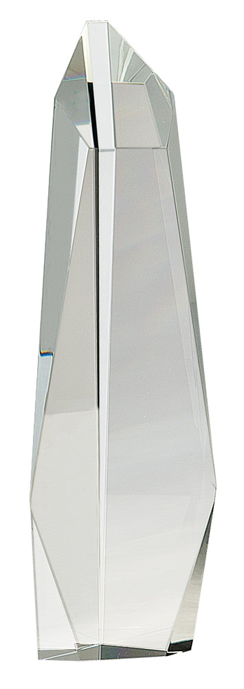 12" Crystal Facet Slant-Top Tower