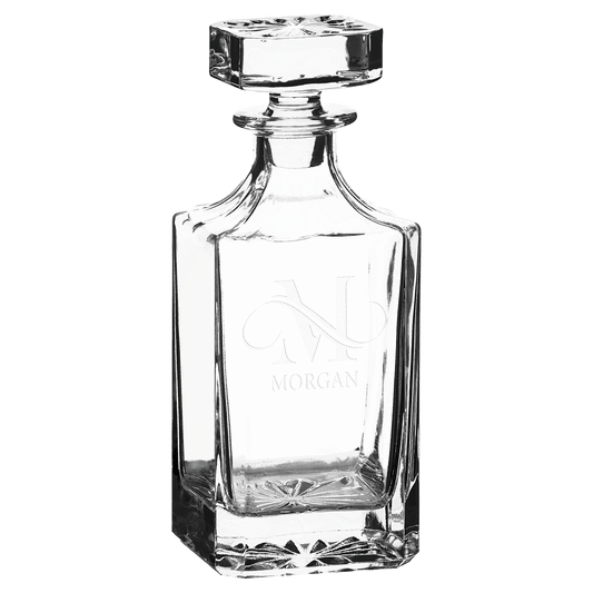 750ml Square Glass Decanter with Gift Box