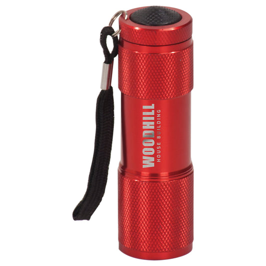 Red 9-LED Flashlight Keychain