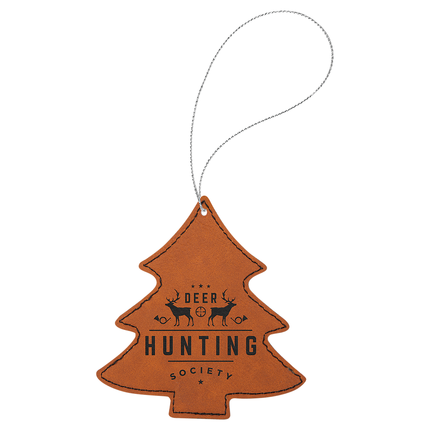 Rawhide Leatherette Tree Ornament