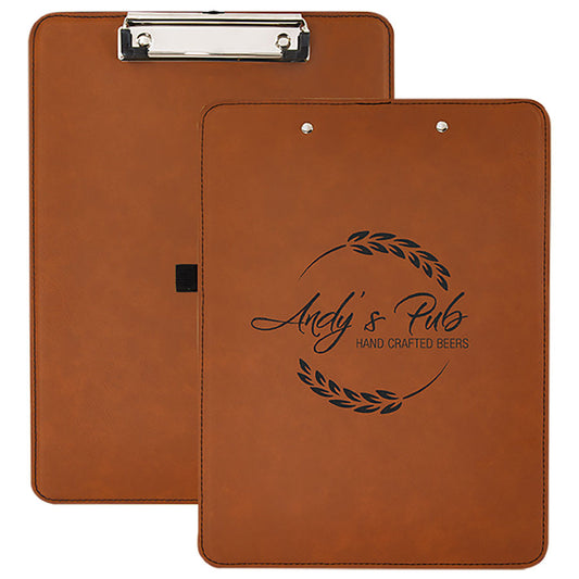 Rawhide Laserable Leatherette Clip Boards