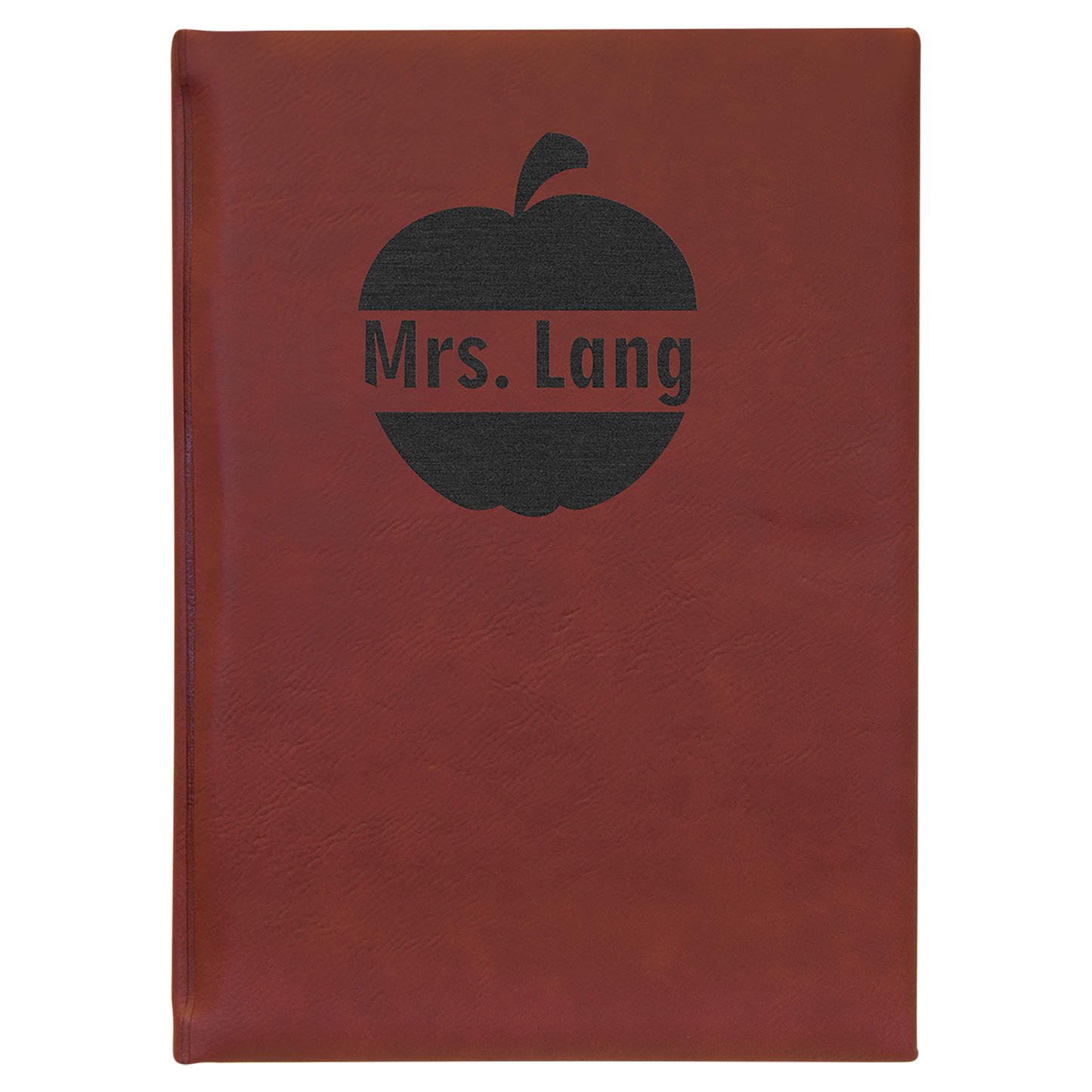 Rose Lasered Leatherette Journal with Lined Paper