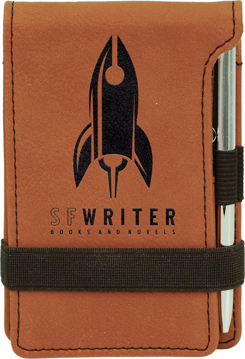 Rawhide Leatherette Mini Pad with Pen