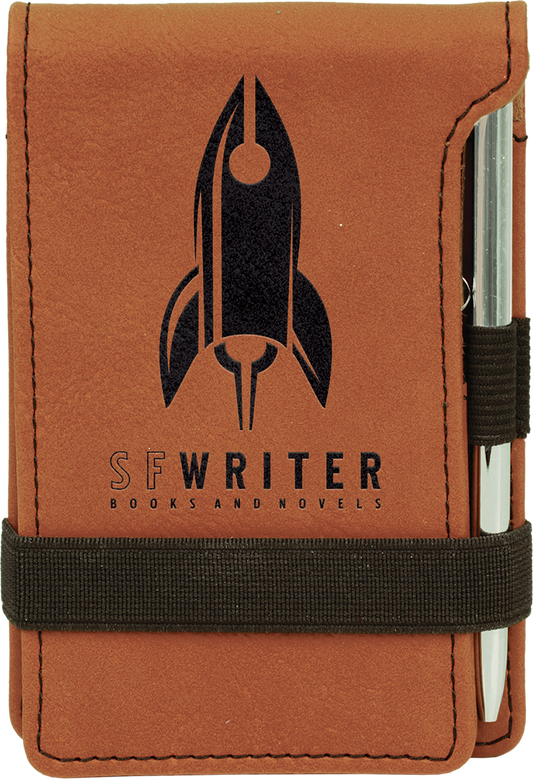 Rawhide Leatherette Mini Pad with Pen