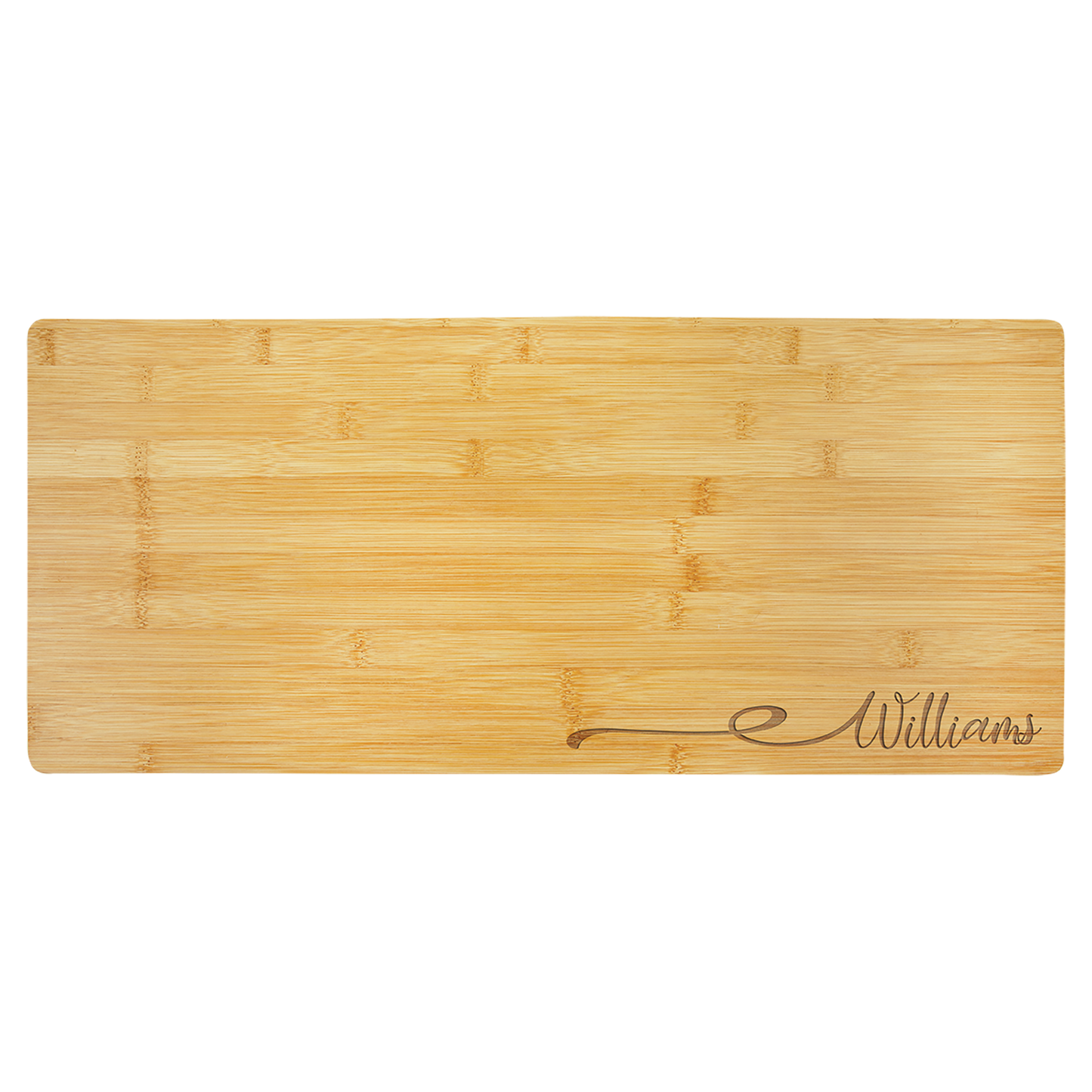 23 3/4" x 10" Bamboo Charcuterie Board/Cutting Boardd