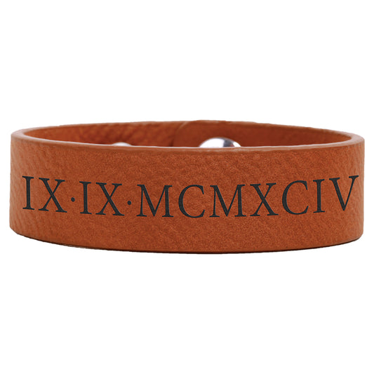 Rawhide Leatherette Youth Cuff Bracelet