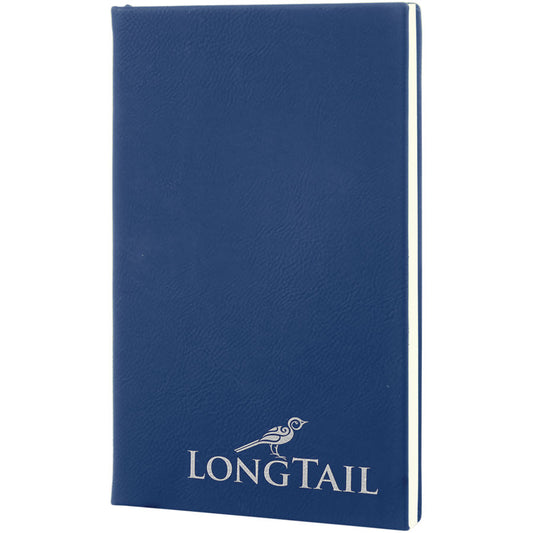 Blue/Silver Leatherette Journal