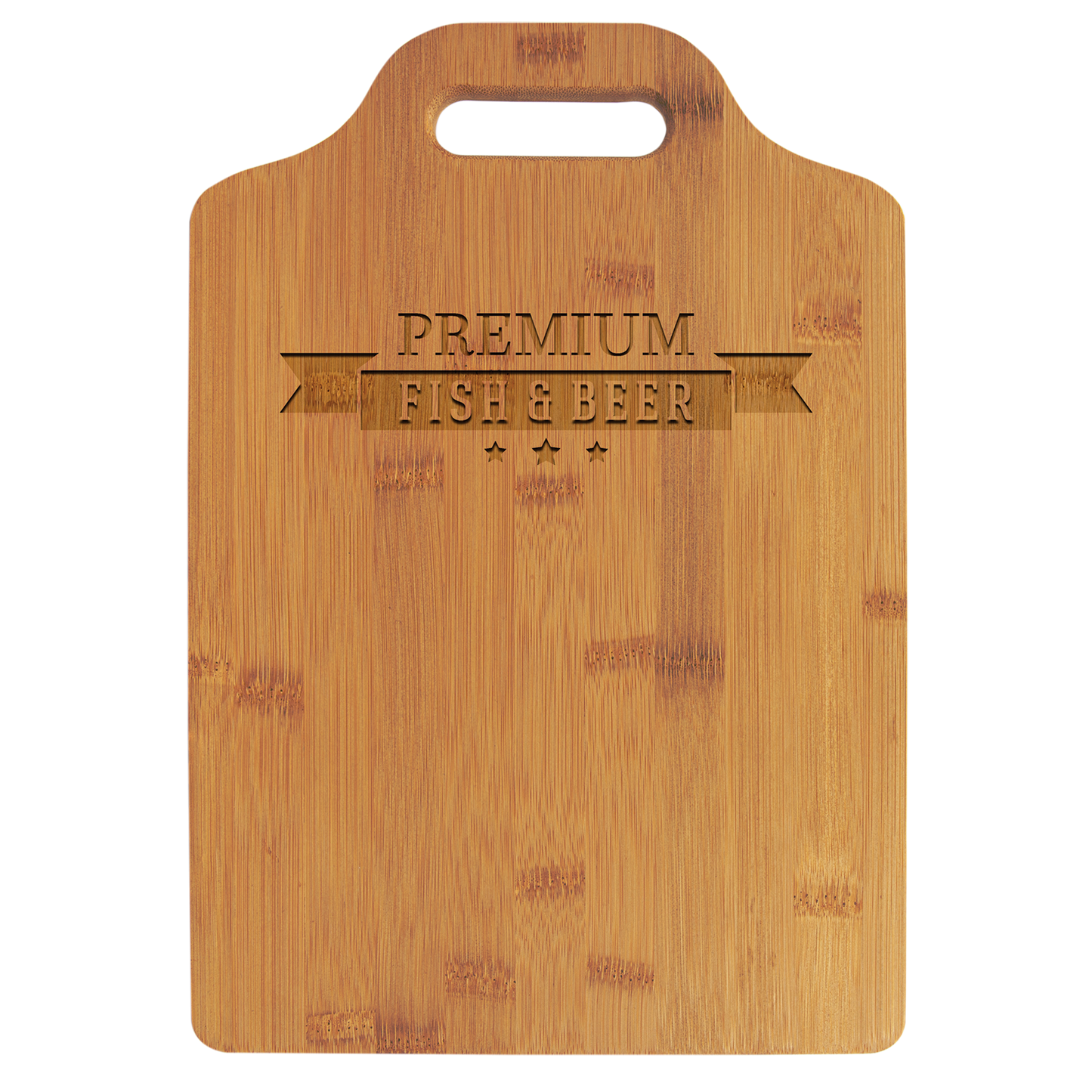 13" x 9" Bamboo Cutting Board with Handle