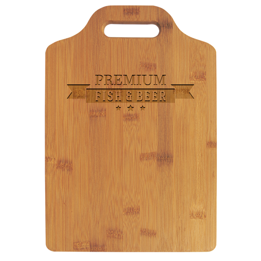 13" x 9" Bamboo Cutting Board with Handle