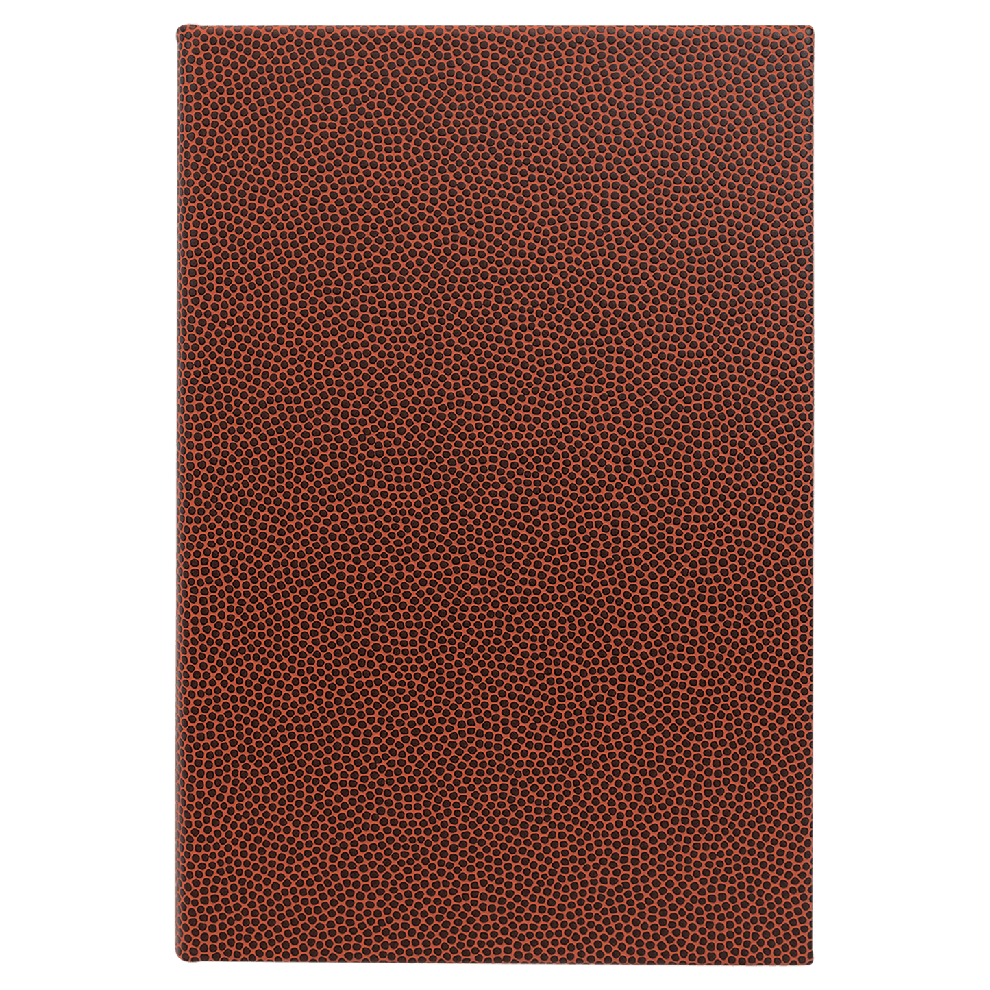 5 1/4" x 8 1/4" Football Laserable Leatherette Journal with Lined Notepad