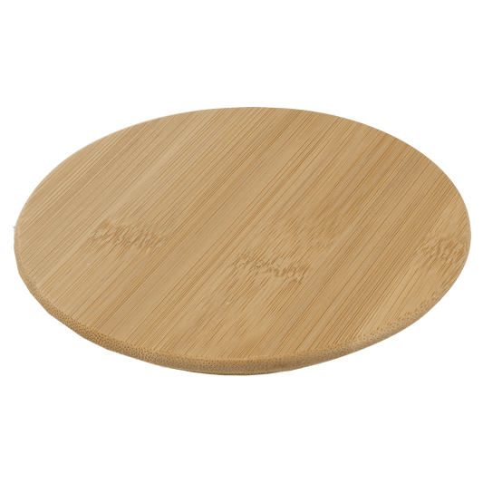 Replacement Bamboo Lid for 13 oz. Round Glass Container