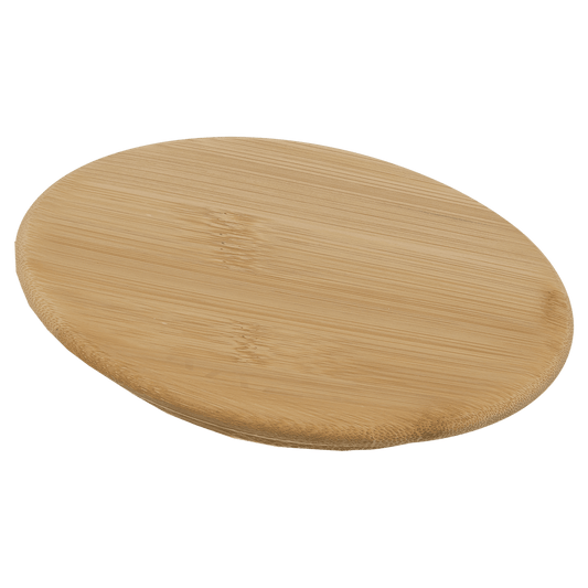 Replacement Bamboo Lid for 21 oz. Round Glass Container