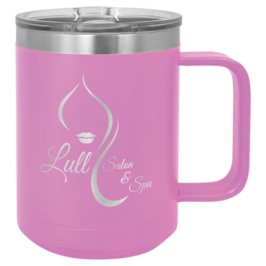 Light Purple Polar Camel 15 oz. Coffee Mug with Slider Lid