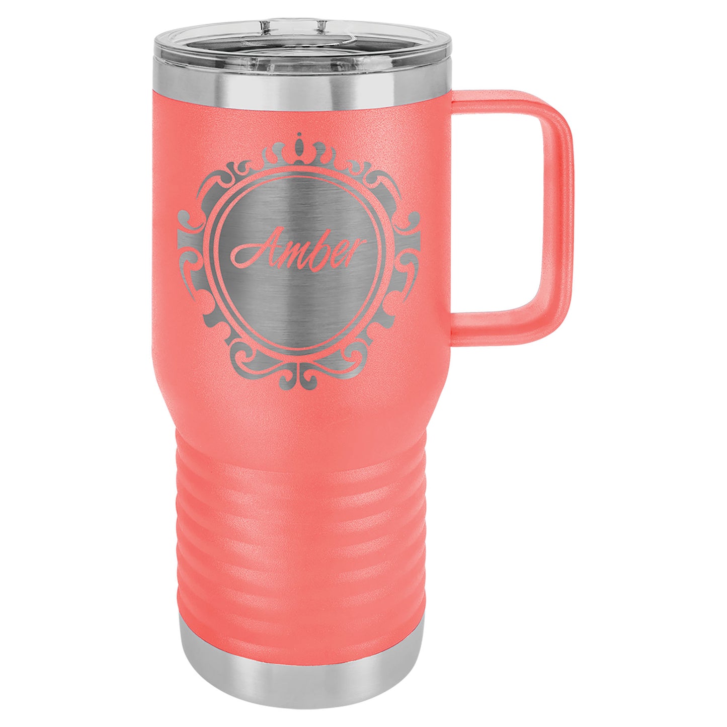 Coral Polar Camel 20 oz. Travel Mug with Slider Lid