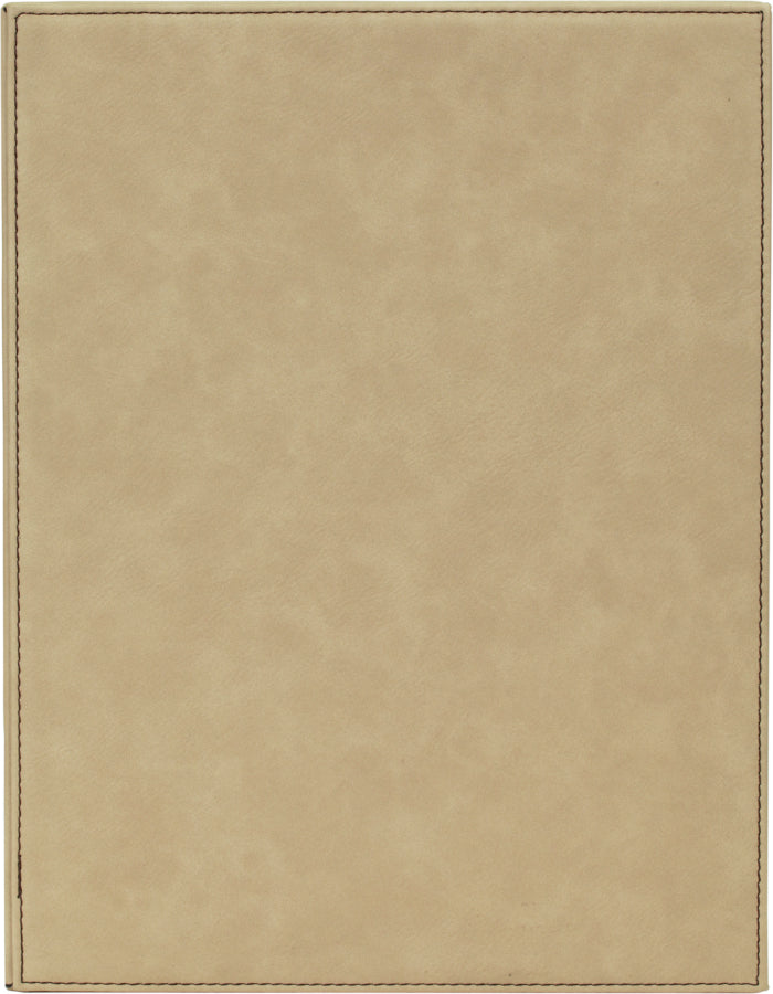 Light Brown 10 1/2" x 13" Laserable Leatherette Plaque