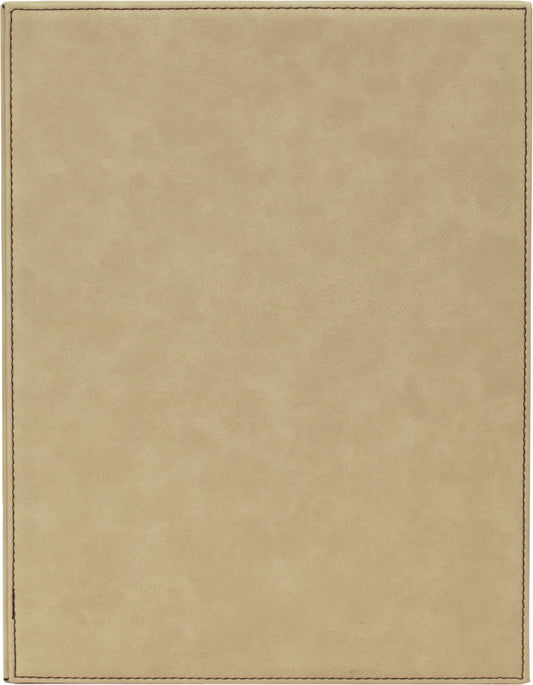 Light Brown 10 1/2" x 13" Laserable Leatherette Plaque