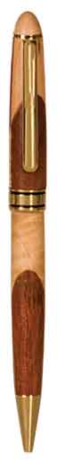 Specialty Wooden Maple & Rosewood Ballpoint Pen