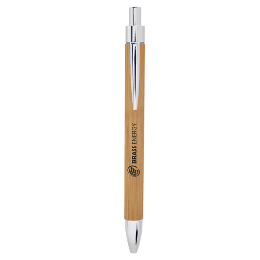 Bamboo Leatherette Ballpoint Pen