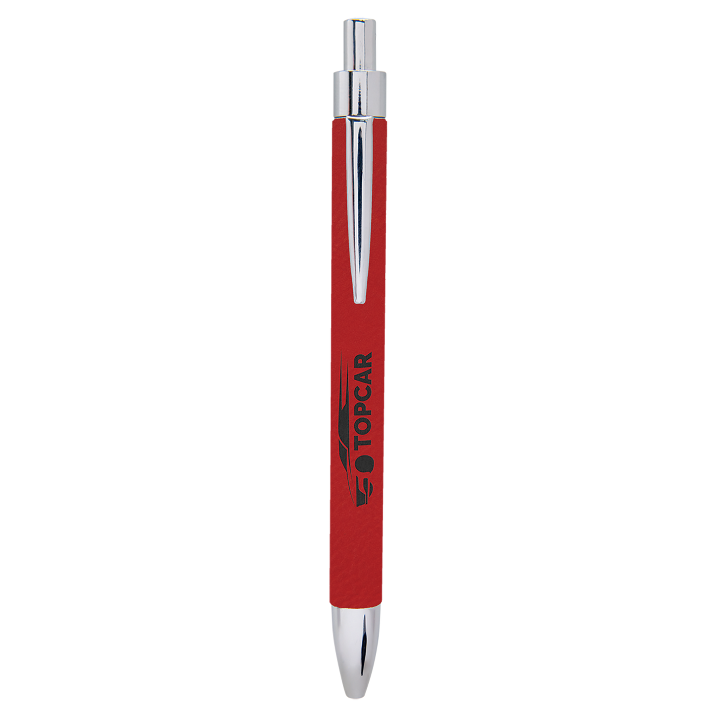 Red Leatherette Ballpoint Pen