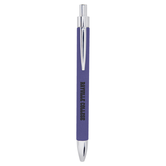 Purple Leatherette Pen