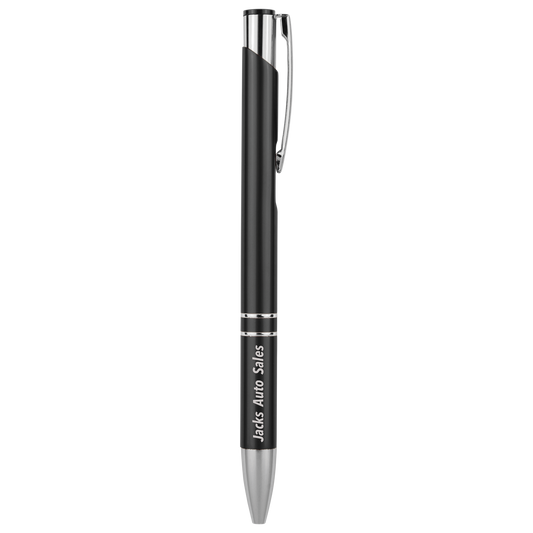 Gloss Black Anodized Aluminum Ballpoint Pen