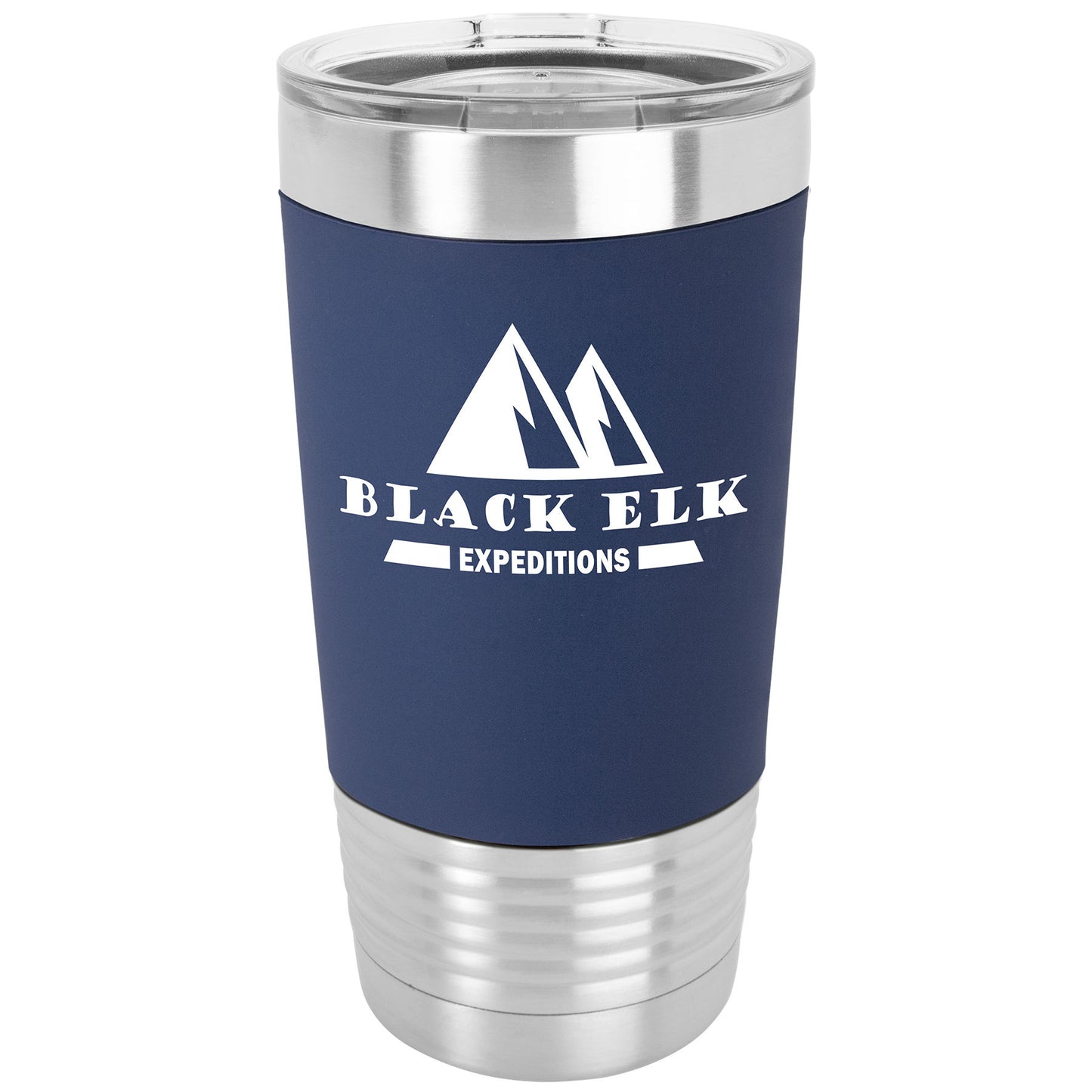 Navy Blue/White Polar Camel 20 oz. Silicone Grip Tumbler