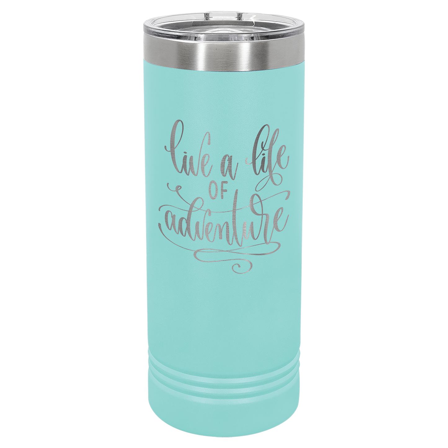 Teal 22 oz. Polar Camel Skinny Tumbler with Slider Lid