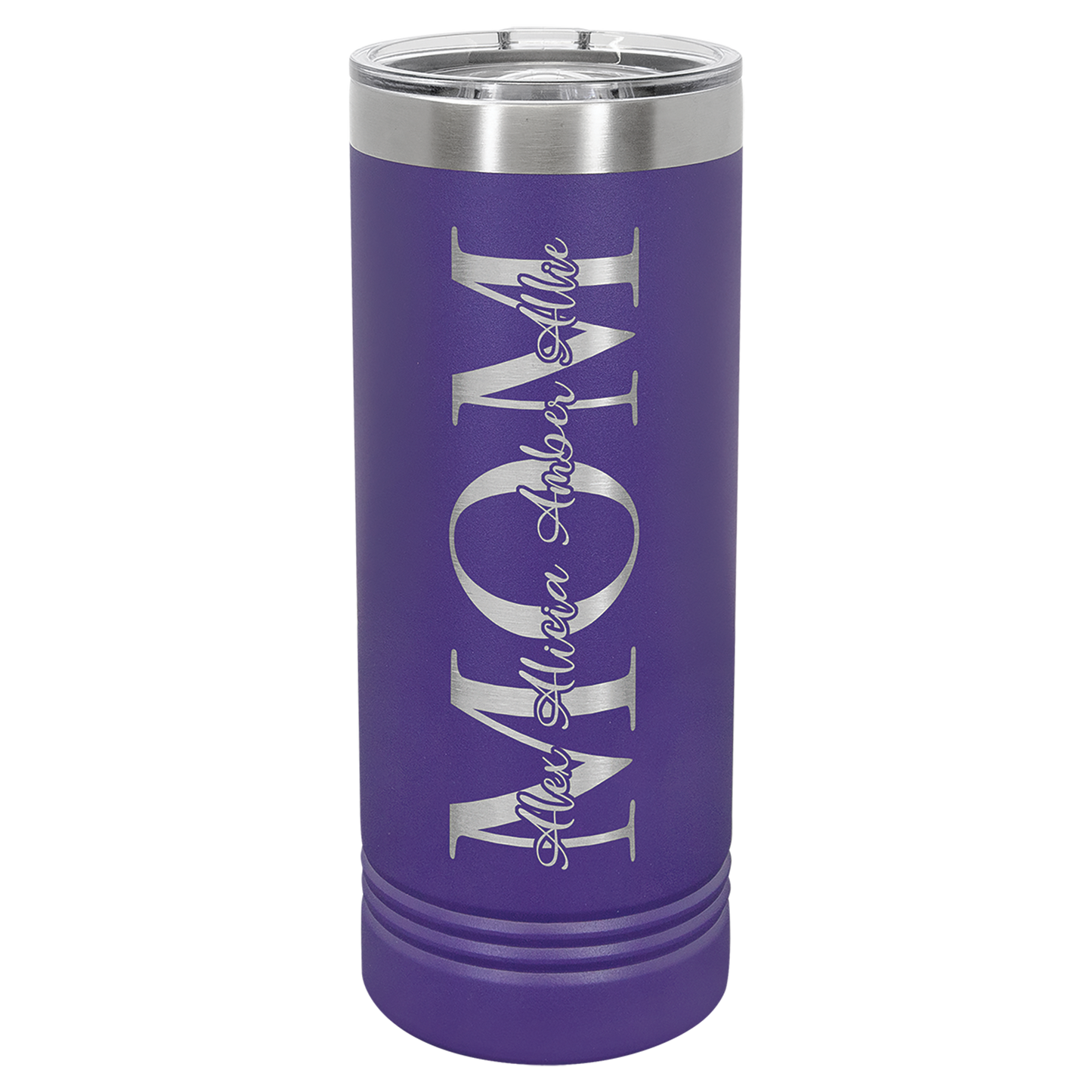 Purple 22 oz. Polar Camel Skinny Tumbler with Slider Lid