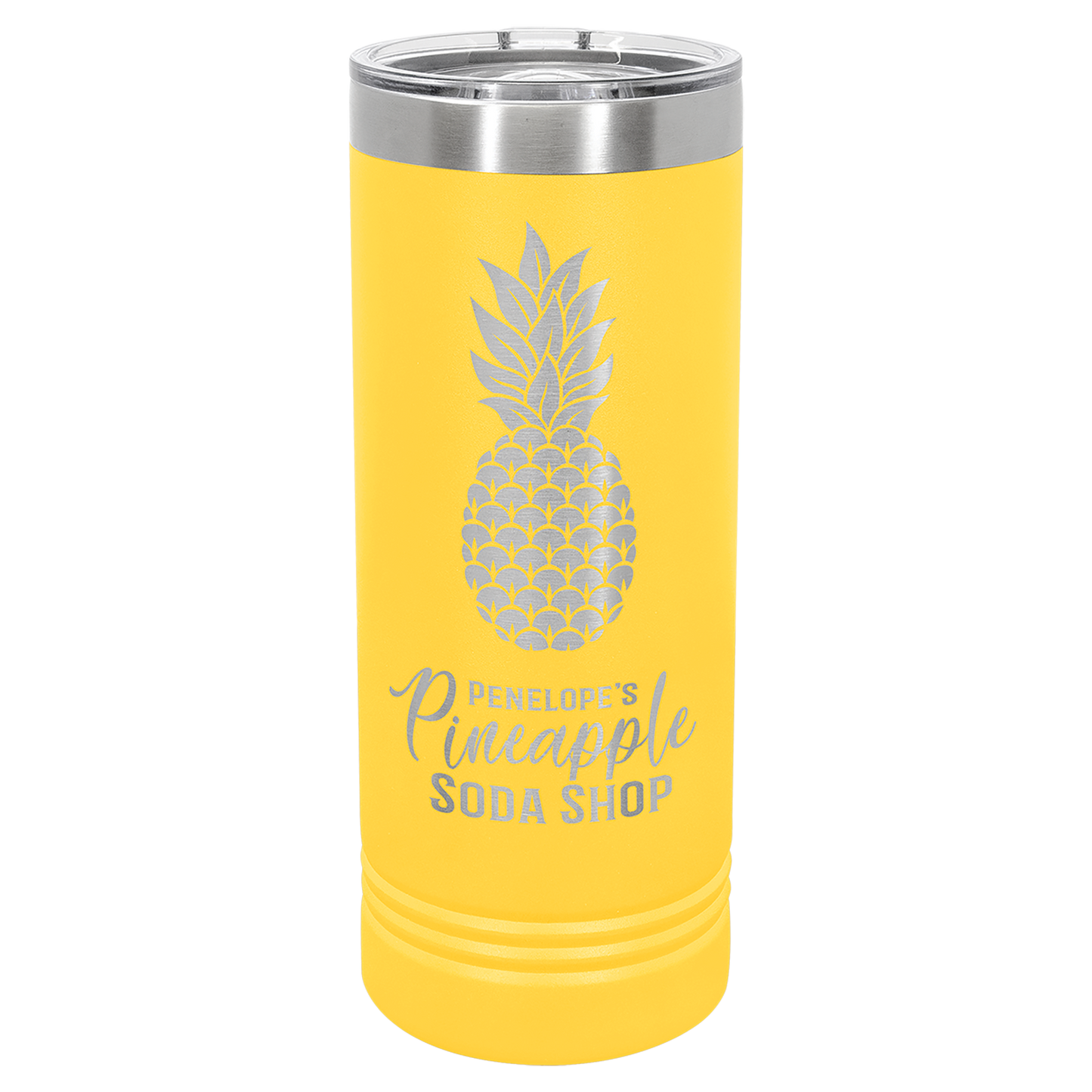 Yellow 22 oz. Polar Camel Skinny Tumbler with Slider Lid