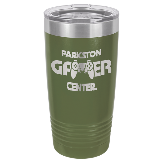 Olive Green 20 oz. Polar Camel Ringneck Tumbler with Clear Lid