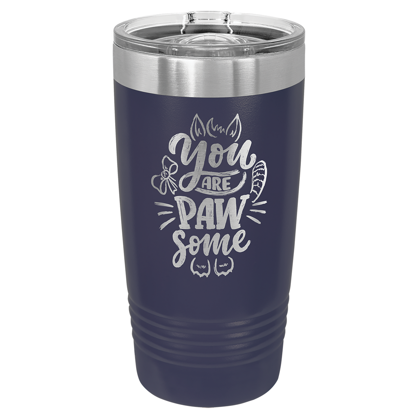 Navy Blue 20 oz. Polar Camel Ringneck Tumbler with Slider Lid