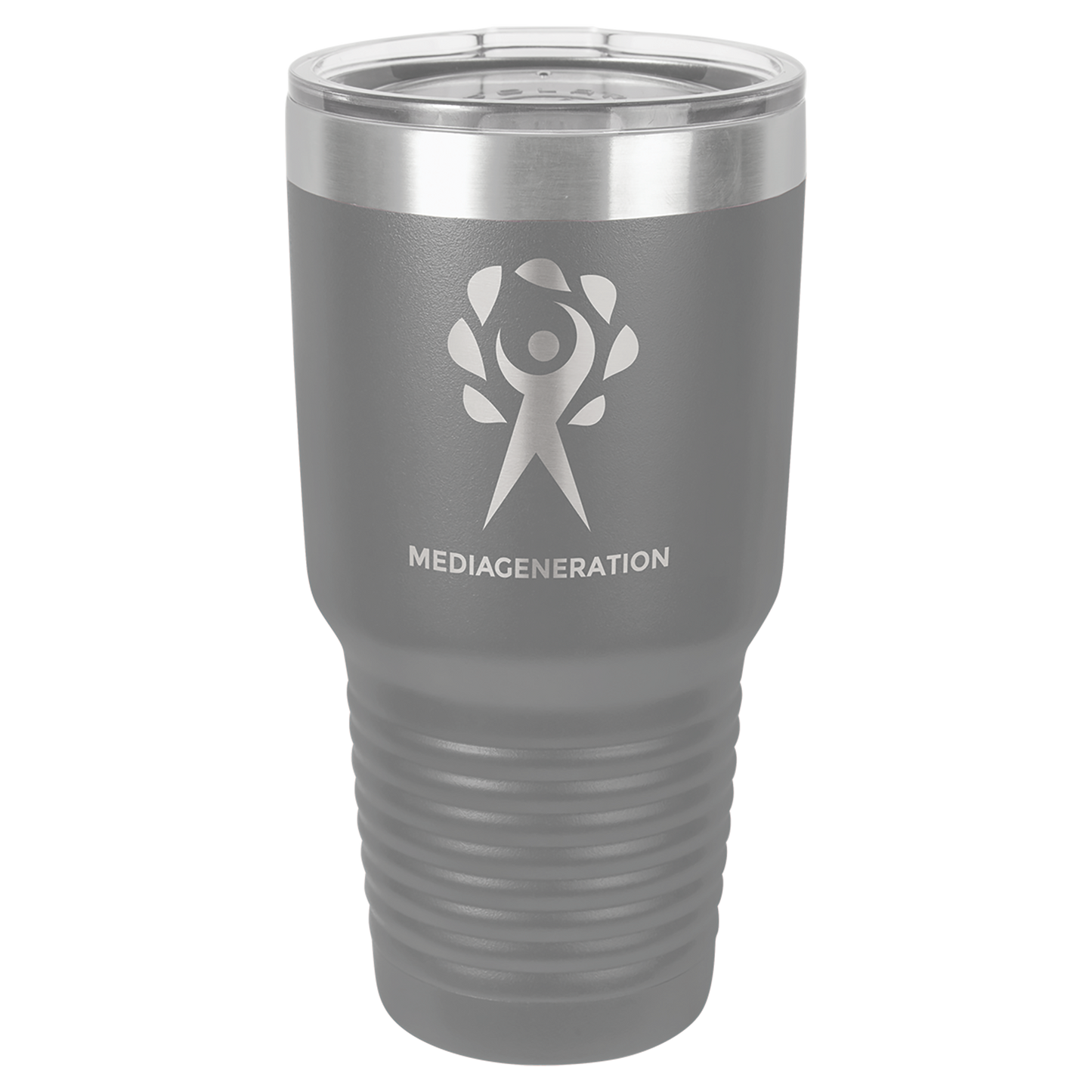 Dark Gray 30 oz. Polar Camel Ringneck Tumbler with Lid