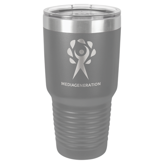 Dark Gray 30 oz. Polar Camel Ringneck Tumbler with Lid