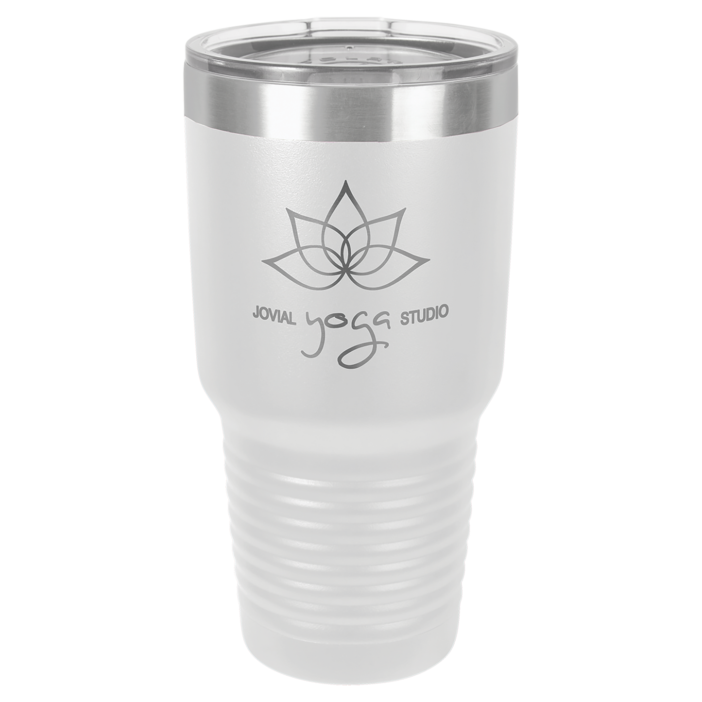 White 30 oz. Polar Camel Ringneck Tumbler with Lid