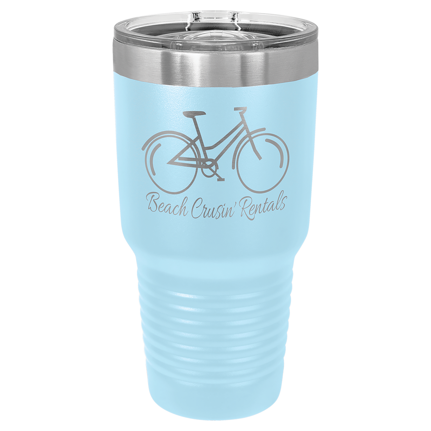 Light Blue 30 oz. Polar Camel Ringneck Tumbler with Slider Lid