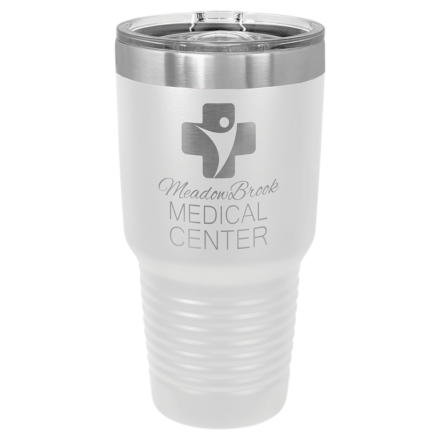 White 30 oz. Polar Camel Ringneck Tumbler with Slider Lid