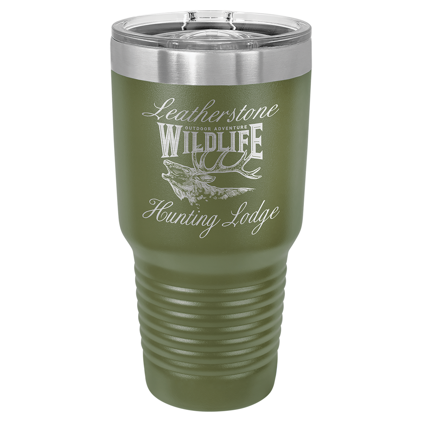 Olive Green 30 oz. Polar Camel Ringneck Tumbler with Slider Lid