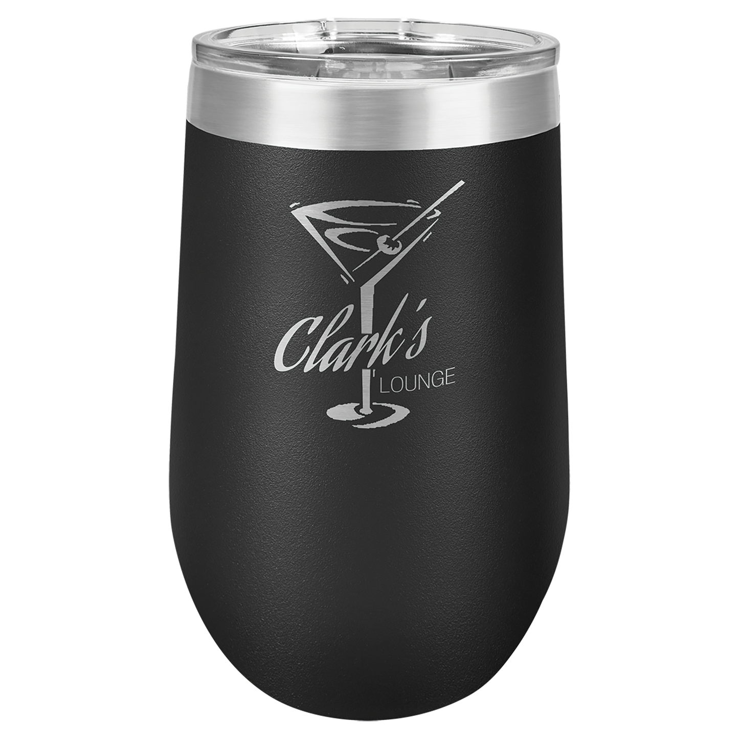 Black 16 oz. Polar Camel Stemless Tumbler