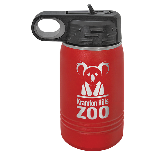 Red 12 oz. Polar Camel Water Bottle