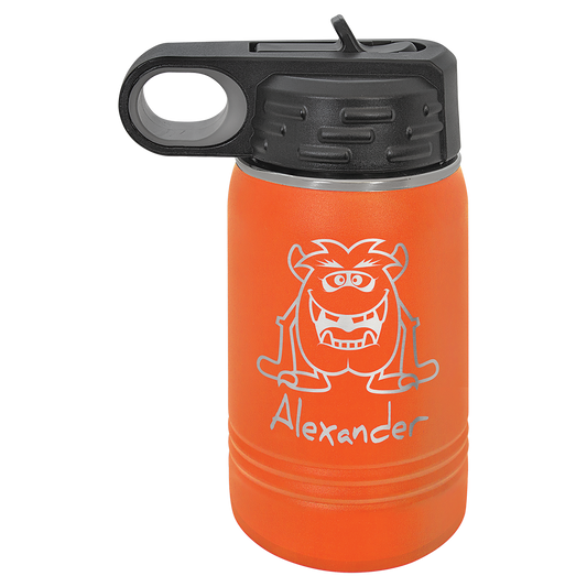 Orange 12 oz. Polar Camel Water Bottle