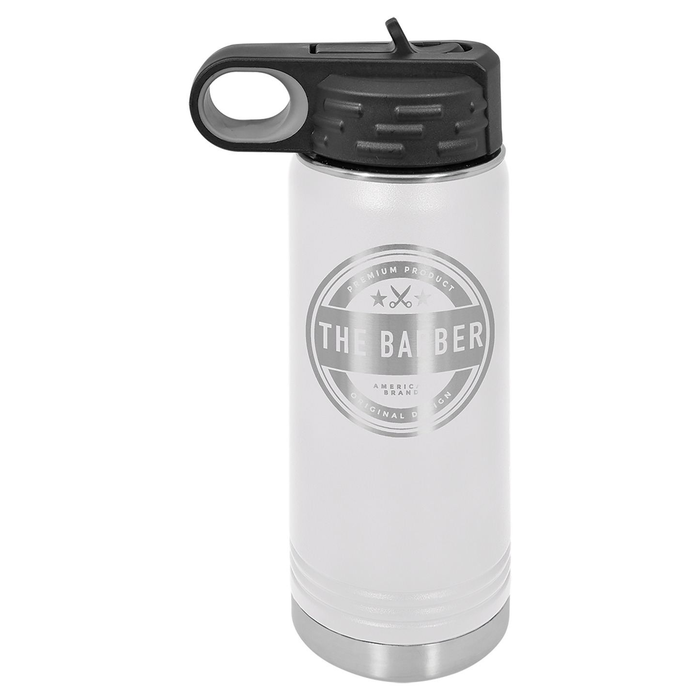 White 20 oz. Polar Camel Water Bottle