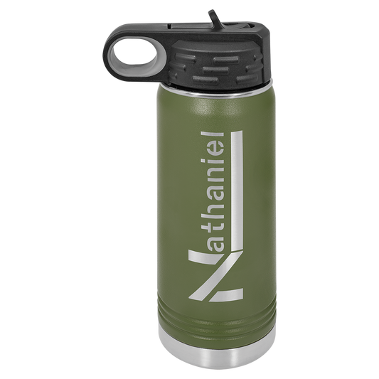 Olive Green 20 oz.Polar Camel Powder Coated Water Bottle