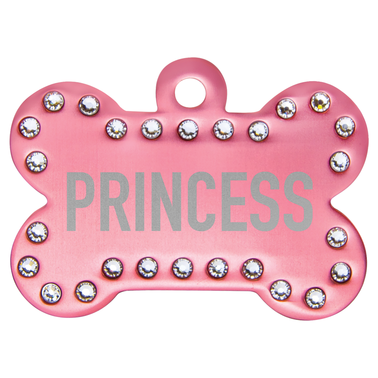 Pink Swarovski Bling Pet Tags