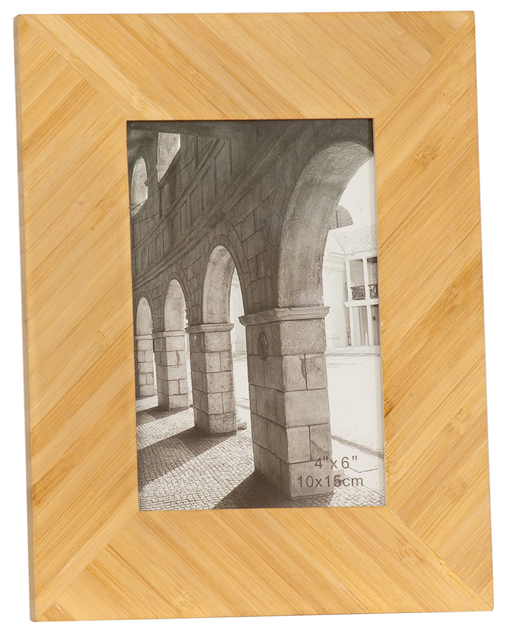 4" x 6" Genuine Bamboo Photo Frame