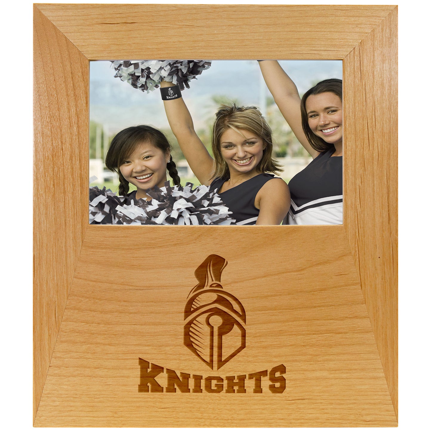 4" x 6" Red Alder Picture Frame with Engraving Area