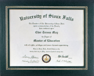 Black Z7 Certificate Holder